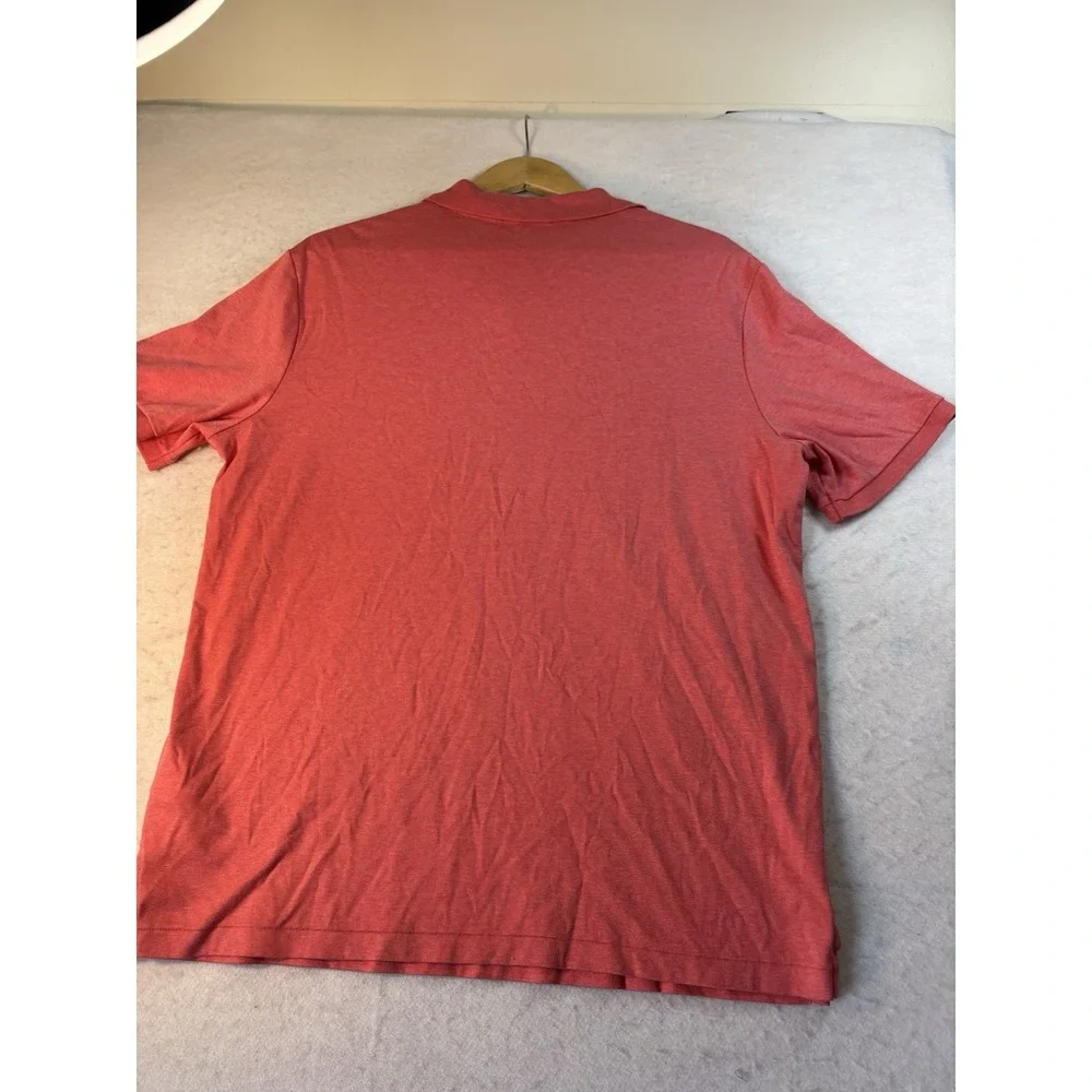 Polo Ralph Lauren Short Sleeve Collared Polo Shirt Size Large Coral Flesh Pony